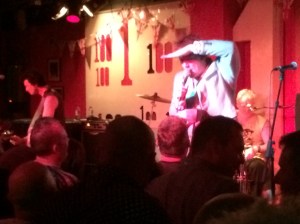 Sid & Johnny from The Sex Pistols Experience at the 100 Club Feb 2015