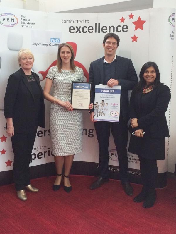 At the recent PEN Awards in Birmingham with Andrew Cockayne & Leena Shaw of Captive Health & one of our progressive customers, Jo Wood of Ipswich Hospital