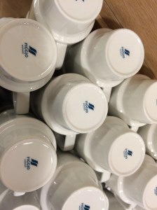 Even the crockery is cool in this Bank