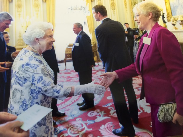 Meeting Her Majesty the Queen in Buckingham Palace June 2014