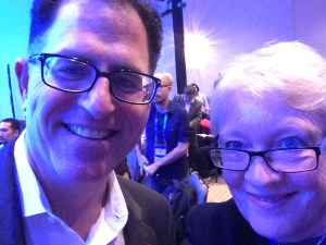 Prized selfie with Michael Dell taken at DellWorld 2015