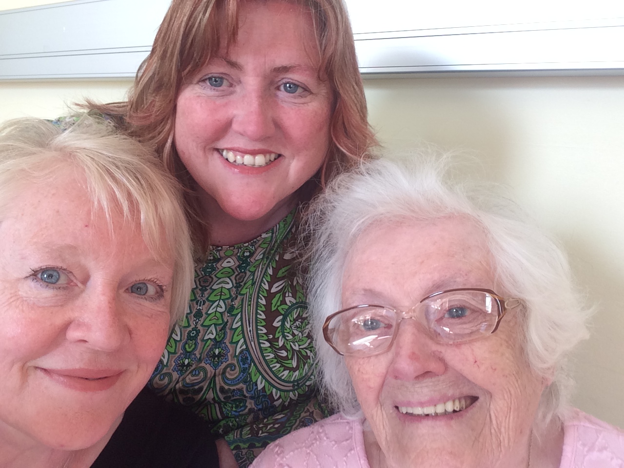 Selfie in hospital with Mum